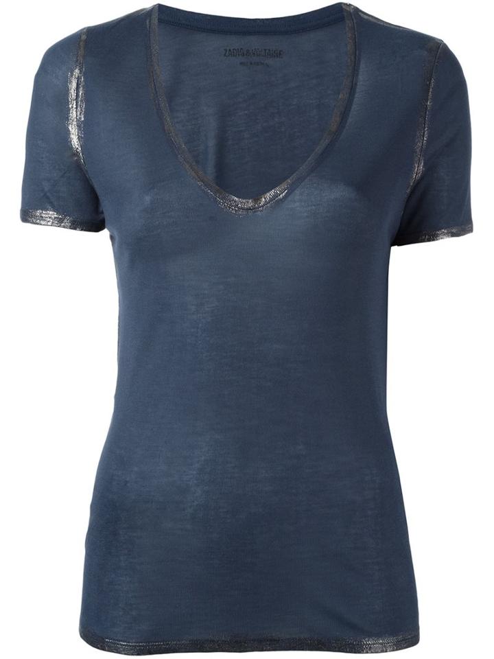 Zadig & Voltaire 'tin' T-shirt