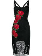Philipp Plein Floral Dress - Black