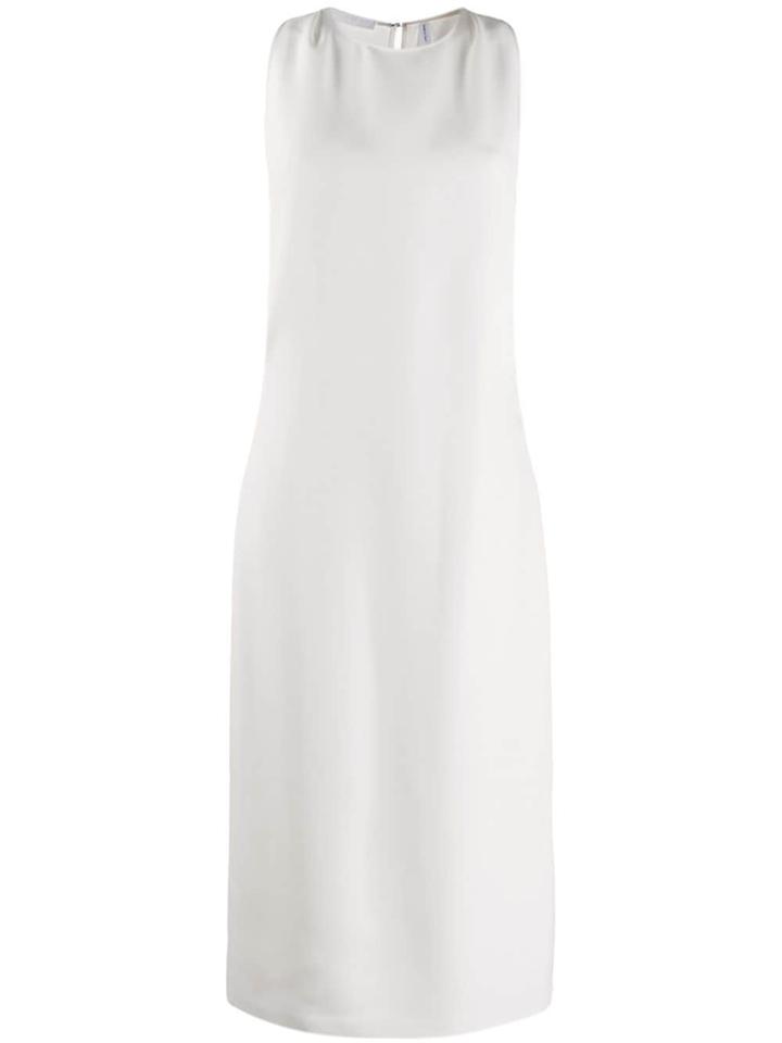 Helmut Lang High Neck Dress - White