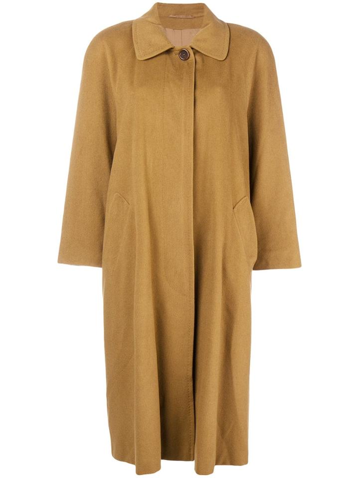 Burberry Vintage Classic Mid-length Coat - Brown