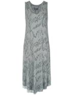 Uma Raquel Davidowicz Printed Wide Dress - Grey