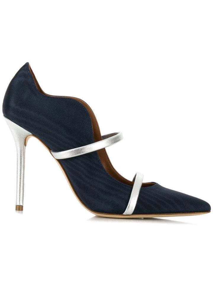 Malone Souliers By Roy Luwolt Maureen Moire Pumps - Blue