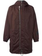 Mcq Alexander Mcqueen Hooded Parka, Men's, Size: 48, Red, Viscose/polyester