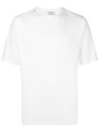 Saint Laurent Distressed Effect T-shirt - White