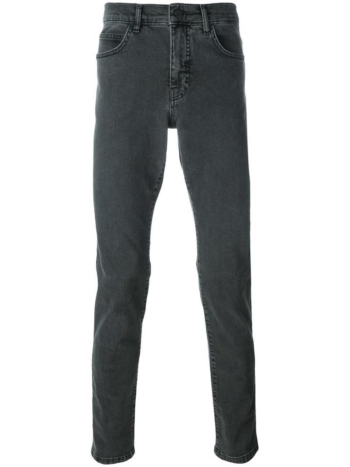 Mcq Alexander Mcqueen Slim Fit Jeans, Men's, Size: 33, Grey, Cotton/spandex/elastane