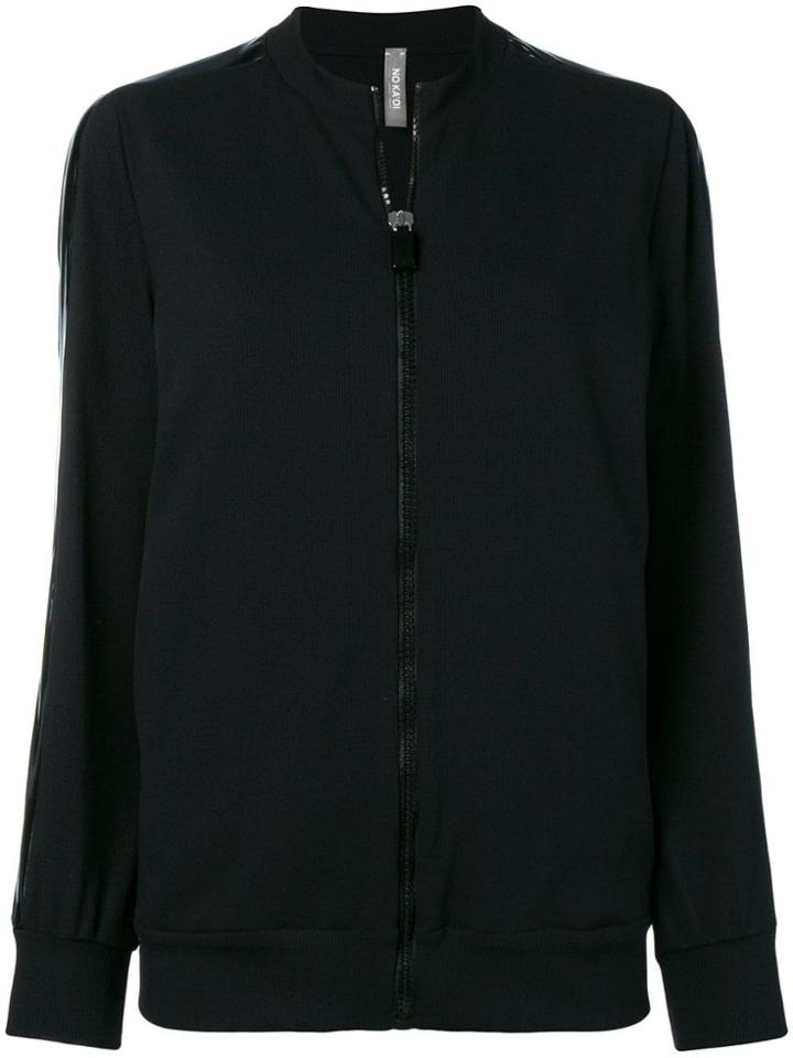 No Ka' Oi Tape Sleeve Track Jacket - Black