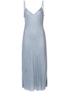 Organic By John Patrick Bias Cut Slip Dress - Blue
