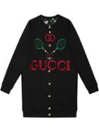 Gucci Reversible Oversize Cardigan Sweatshirt - Black