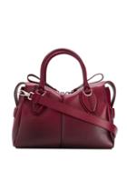 Tod's Top Zipped Tote - Red