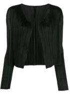 Pleats Please Issey Miyake Loose-fit Pleated Jacket - Black