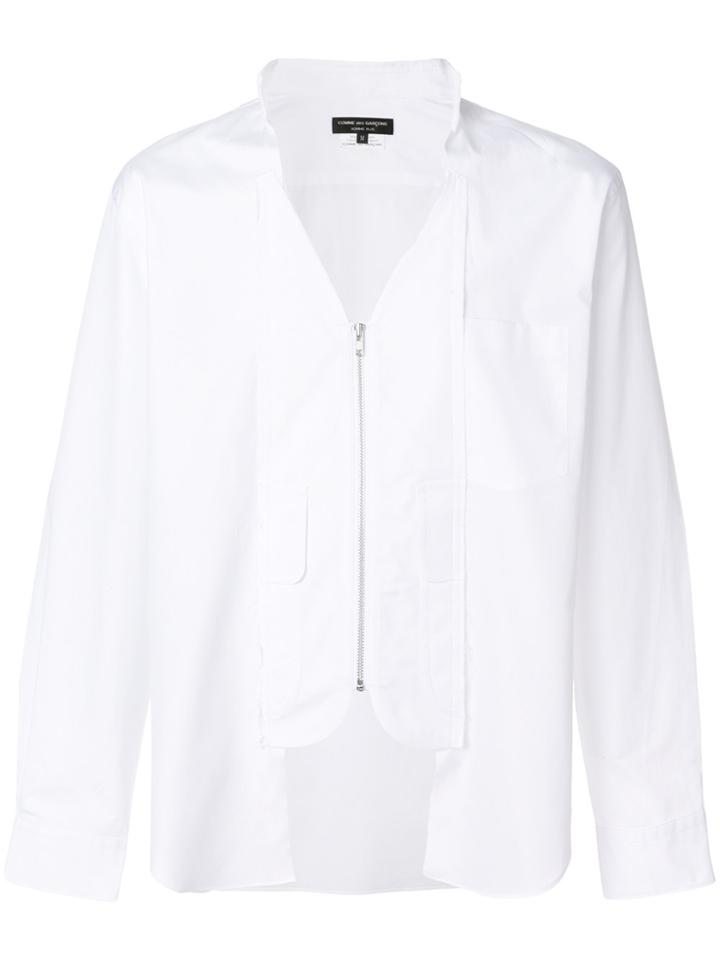 Comme Des Garçons Homme Plus Asymmetric Shirt - White