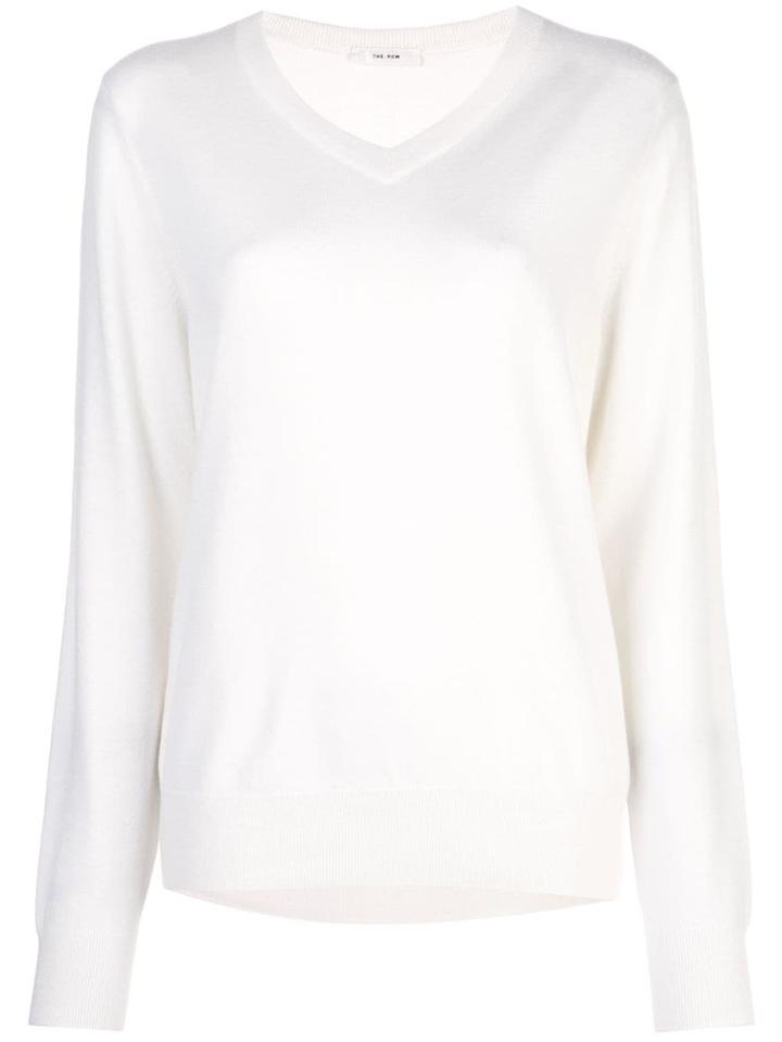 The Row Loose Fit Sweater - White