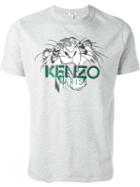 Kenzo Jungle Kenzo T-shirt, Men's, Size: L, Grey, Cotton