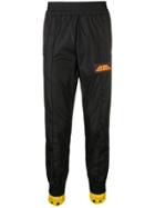 Palm Angels Slim Fit Tapered Track Trousers - Black