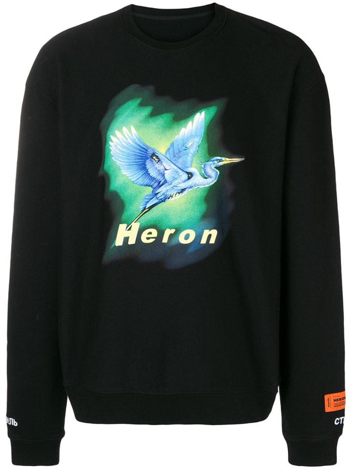 Heron Preston Bird Print Sweatshirt - Red