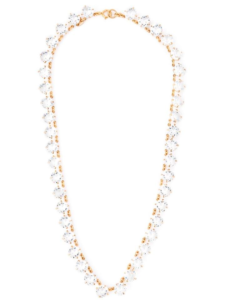 Ca & Lou Debutante Necklace, Women's, Metallic, Brass