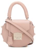 Salar Stud Detailed Mini Crossbody Bag - Pink & Purple