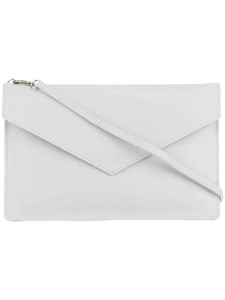 Lancaster Logo Stamp Clutch - Grey