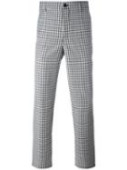 Golden Goose Deluxe Brand - Gingham Check Trousers - Men - Cotton/polyester/viscose/virgin Wool - S, Black, Cotton/polyester/viscose/virgin Wool