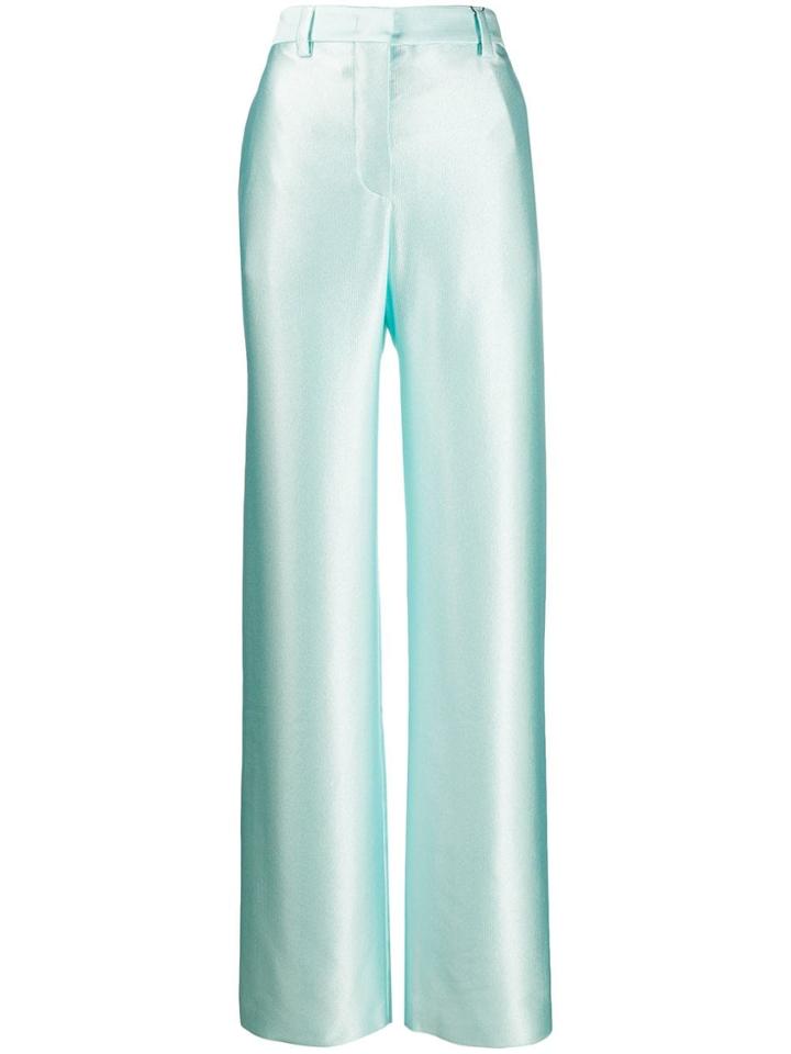 Giorgio Armani High-waisted Trousers - Blue