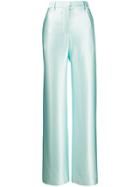 Giorgio Armani High-waisted Trousers - Blue