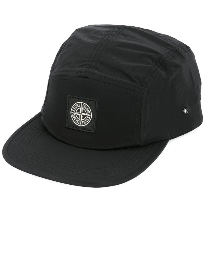 Stone Island Logo Cap - Black