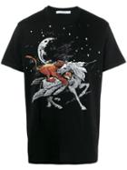 Givenchy Graphic Print T Shirt - Black