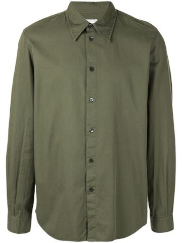 Helmut Lang Pre-owned 90's Contrast Tape Shirt - Green