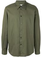 Helmut Lang Pre-owned 90's Contrast Tape Shirt - Green
