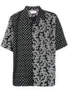 Rhude Paisley Print Shirt - Black
