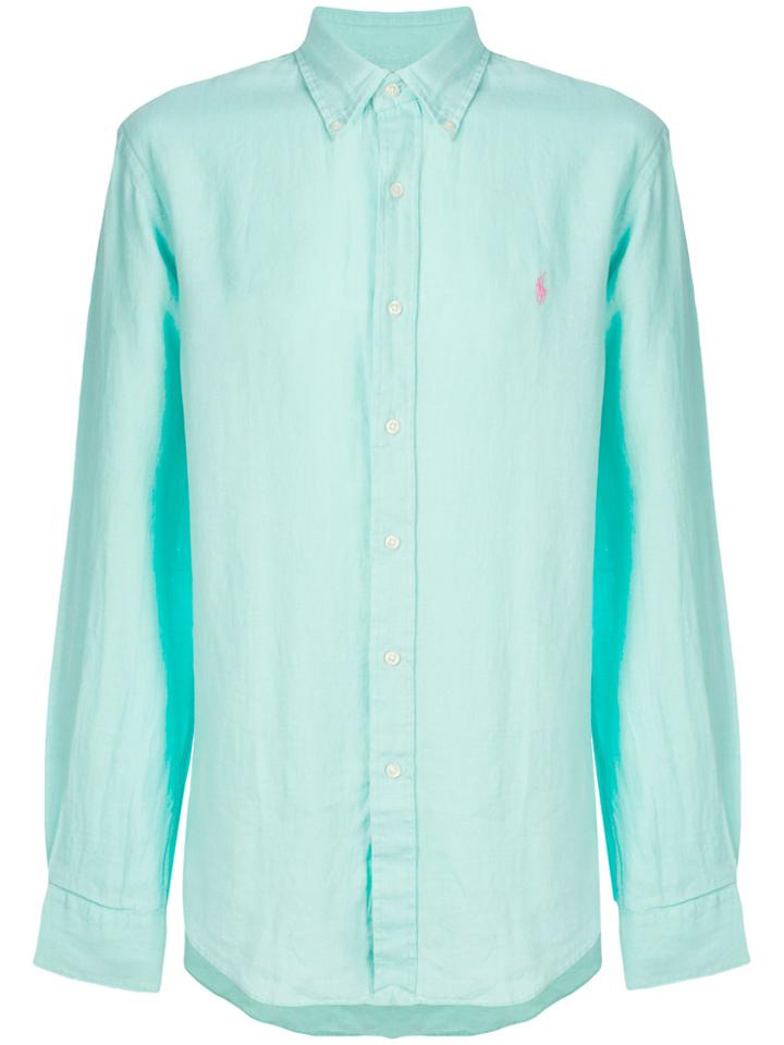 Polo Ralph Lauren Long Sleeved Logo Shirt - Green