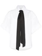 Givenchy Tie Detail Short-sleeve Shirt - White