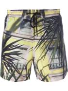 Paul Smith Printed Swim Shorts, Men's, Size: S, Green, Recycled Polyester/polyester