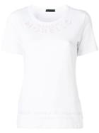 Frankie Morello Round Neck T-shirt - White