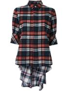 Mihara Yasuhiro Flannel Check Boyfriend Shirt