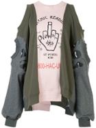 Haculla Connexion Deconstructed Sweatshirt - Grey