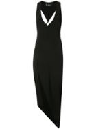 Haney Fitted Side-slit Dress - Black