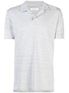 Orlebar Brown Spread Collar Polo Shirt - Grey