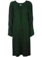 Chloé Slit Front Dress, Women's, Size: 38, Green, Silk/acetate/viscose