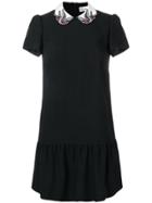 Red Valentino Swallow Collar Dress - Black