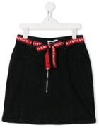 Givenchy Kids Teen Denim Skirt - Black