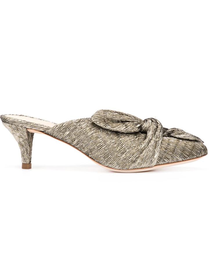Loeffler Randall Jade Mules - Gold