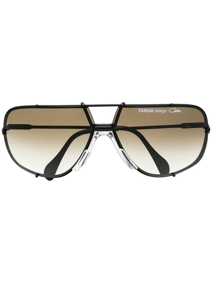 Cazal Aviator Framed Sunglasses - Black