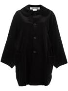Comme Des Garçons Comme Des Garçons Single Breasted Coat, Women's, Size: Small, Black, Cotton/cupro