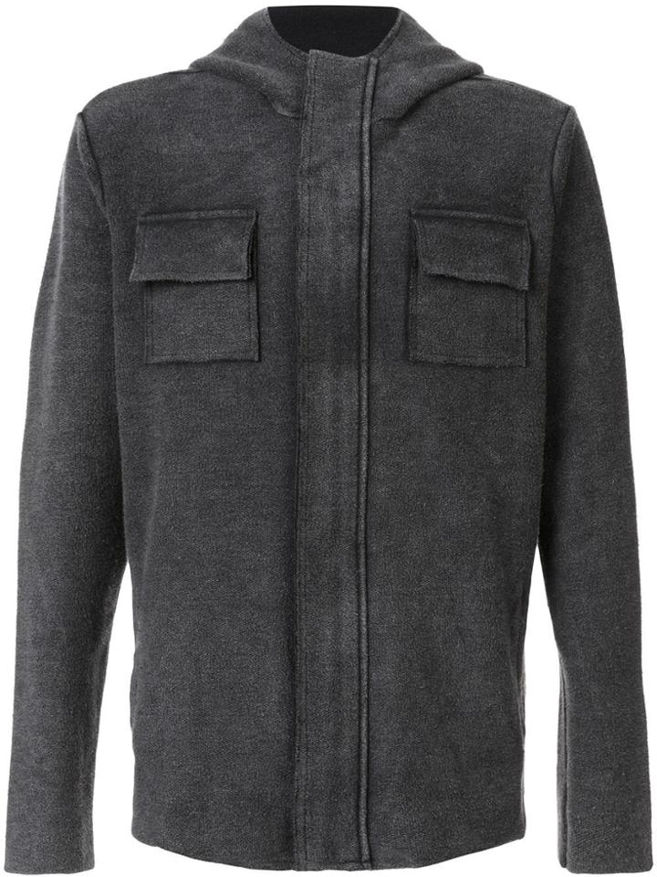 Osklen Recycled Utilitarian Jacket - Grey