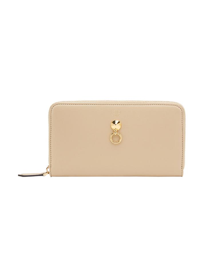 Fendi Gold-tone Wallet - Nude & Neutrals