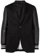 Neil Barrett Contrast Sleeve Blazer - Black