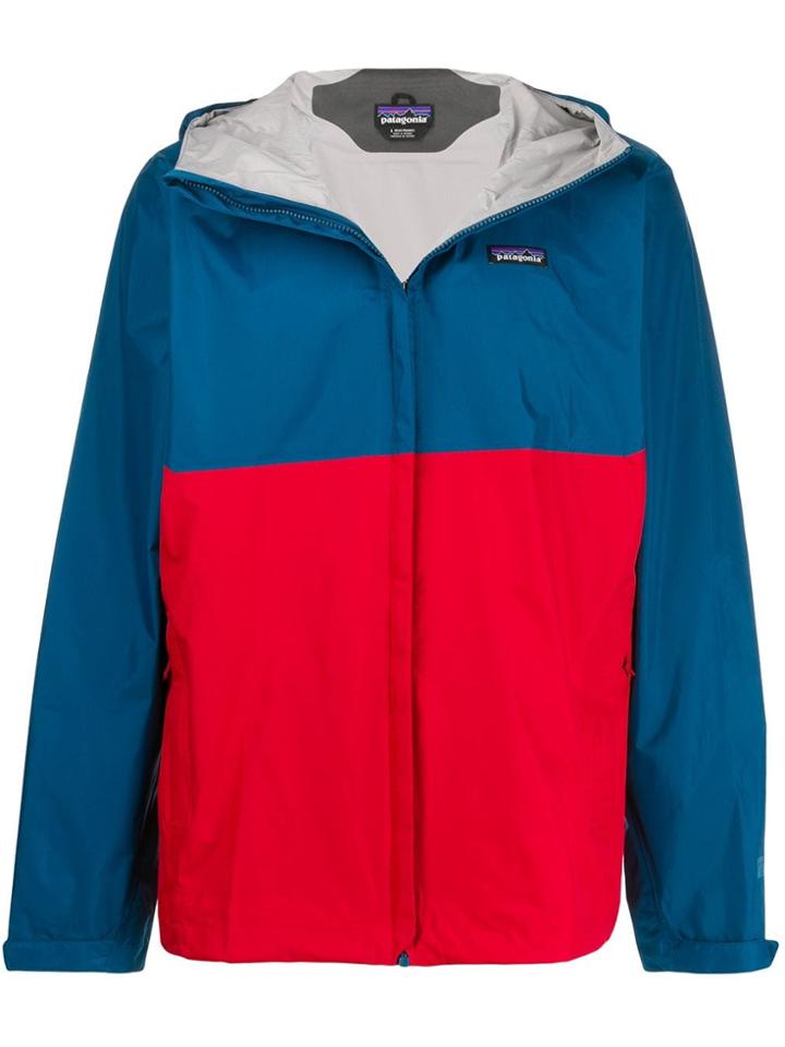 Patagonia Colour-block Zipped Jacket - Blue