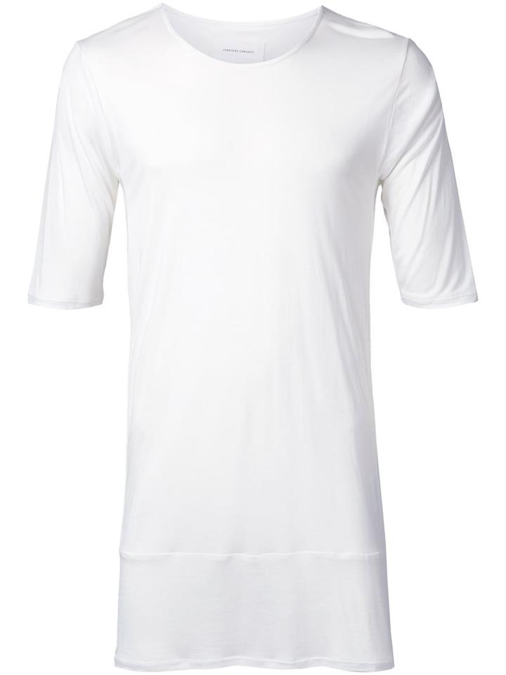 Strateas Carlucci 'extension Step' T-shirt, Men's, Size: Xs, White, Micromodal