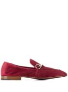 Cesare Paciotti Silver-tone Detail Loafers - Red